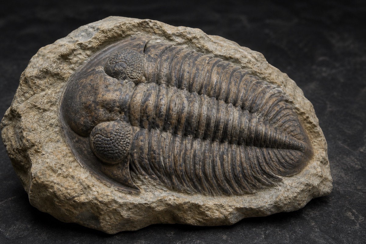 Phacops trilobite β Devonian, Morocco